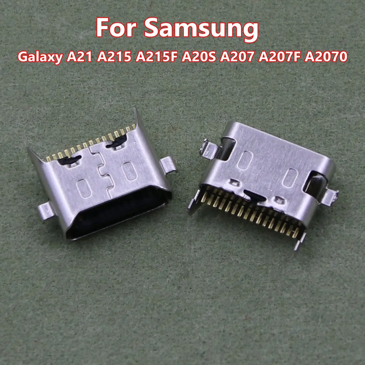 

Samsung Galaxy A21 A215 A215F A20S A207 A207F A2070 USB Charging Port Dock Plug Charger Connector Socket 10-100pcs