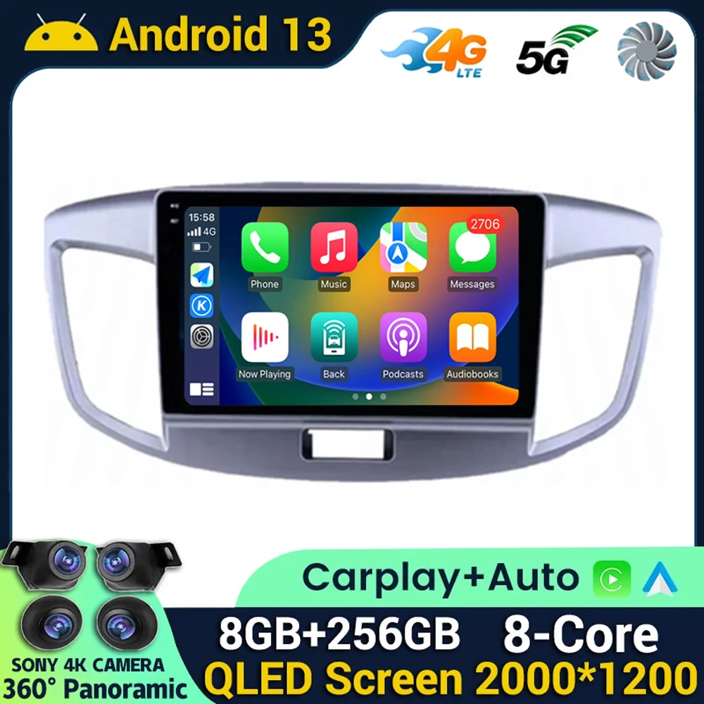 

5G Android Auto For Suzuki Wagon R 2008-2016 Car Radio Multimedia Vedio Player GPS Navigation Stereo 360 Rear Camera No 2din DVD