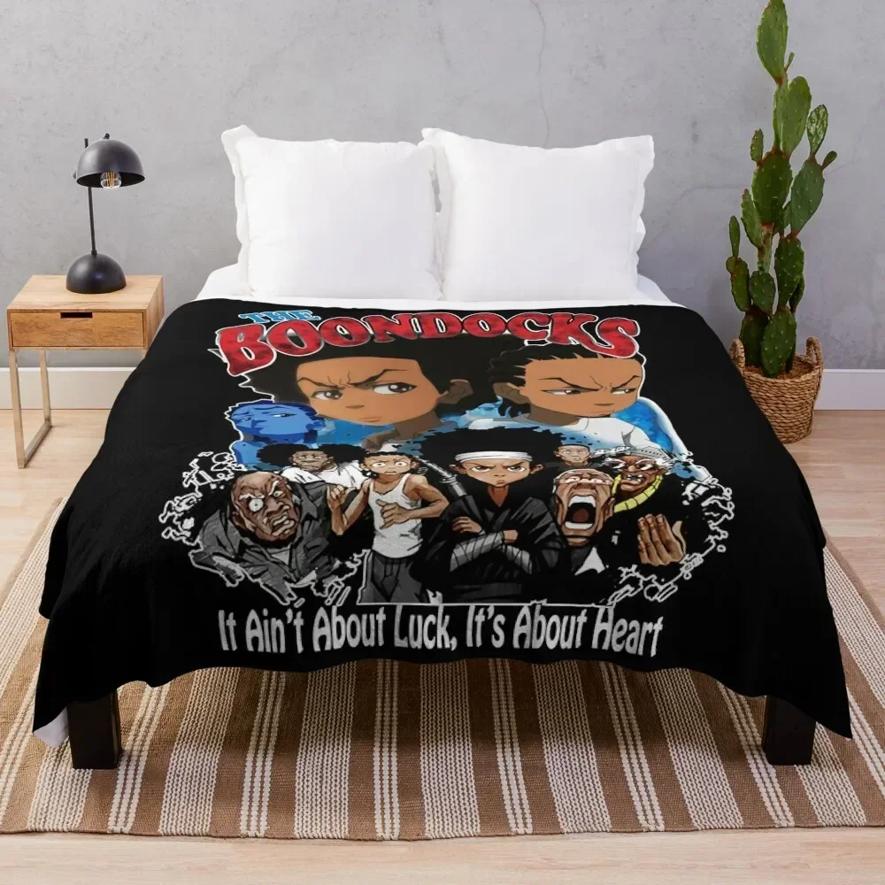 

The boondocks sitcom poster Throw Blanket All Season Soft Lightweight Blanket for Home