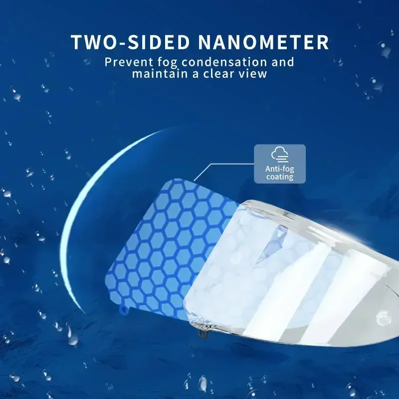 خوذة قناع لـ AGV PISTA GPR GPRR CORSA R RACE 3 دراجة نارية على الوجهين نانو مضاد للضباب لين درع ملحقات الدراجة النارية نظارات