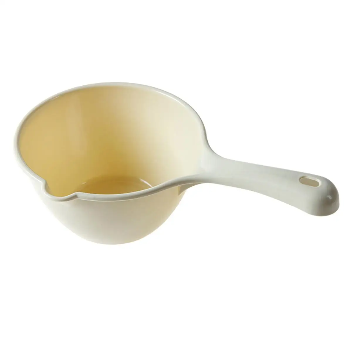 

Plastic Water Ladle Kitchen Scoop Bathing Utensil Shampoo Flower Watering Multi Purpose Home Use Solid Color Handle