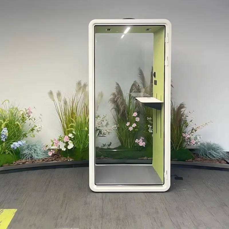 High Sound Absorption Soundproof Booth Customized Panel Density Multi-Layer Noise Reduction Pod for Professional Audio Recording