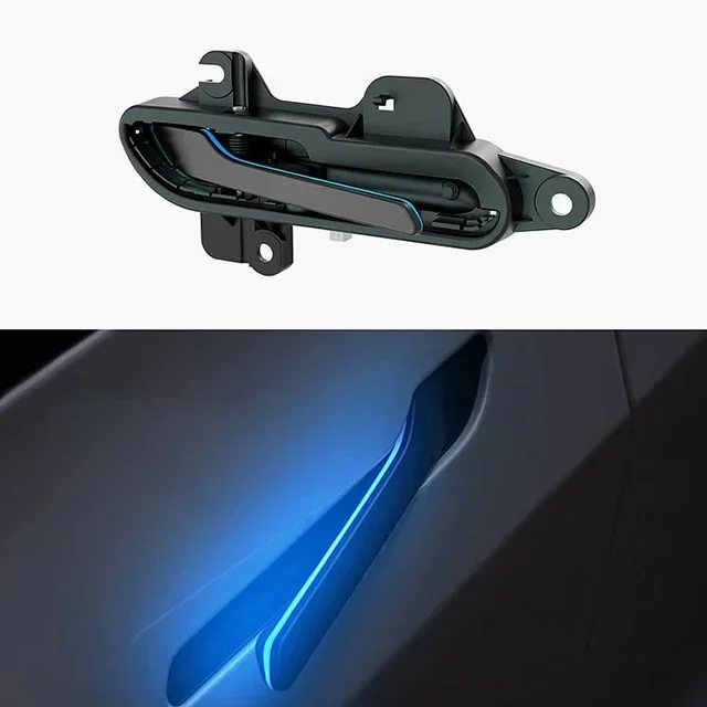 Remote Control Smart Electric Auto Door Handle For Teslas Model 3/Y Model3Highland Car Outside Matte Black Automatic Door Handle