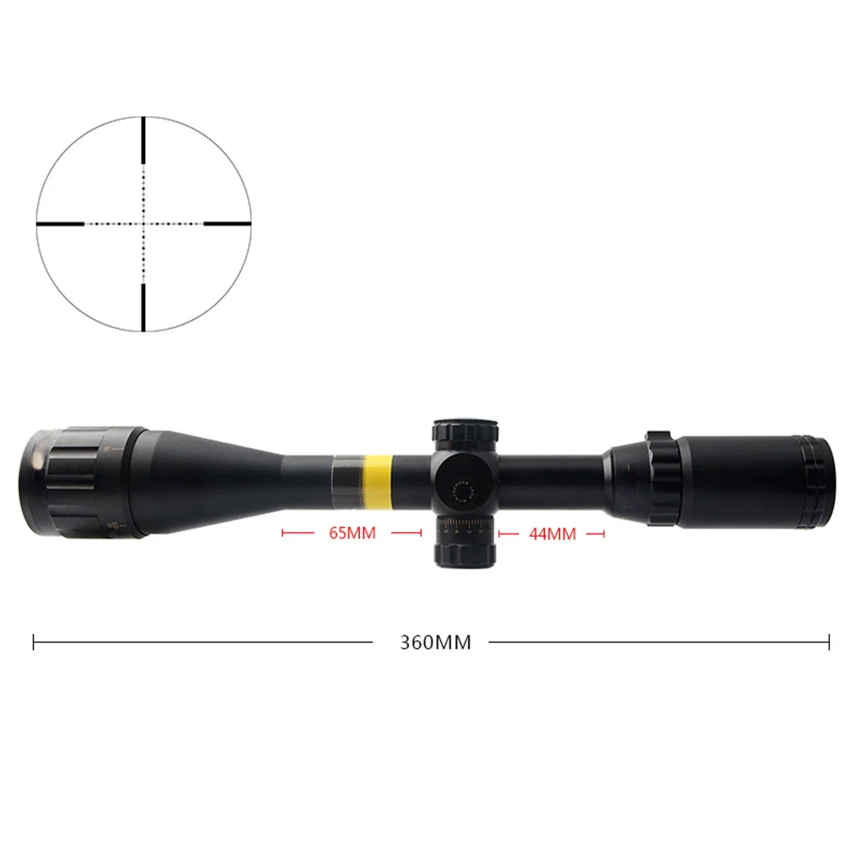 Imagem -04 - Riflescopes Telescópicos Ópticos para Caça Airsoft Optic Sight Sniper Air Gun 416x44ir