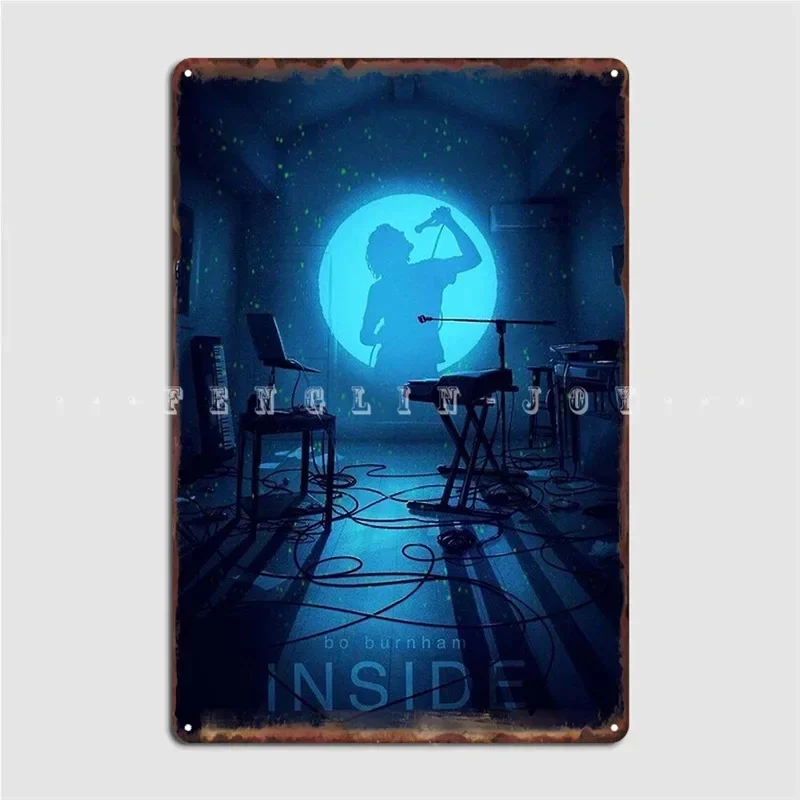 داخل بو بورنهام علامة معدنية جدار الكهف المرآب نادي الطباعة جدارية اللوحة تين تسجيل الملصقات #2