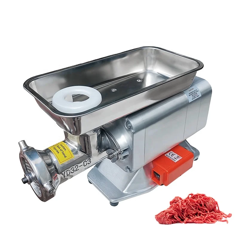 

Electric commercial industrial stainless steel meat grinder automatic fresh meat machine