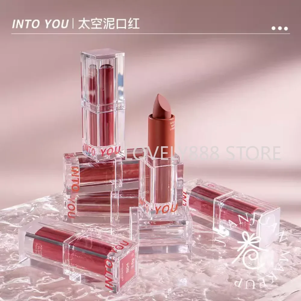 INTO YOU Velvet Nude Lipstick Matte Waterproof Red Makeup Long Lasting Profissional Korean Makeup Cosmetics  Lip Gloss Lip Mud