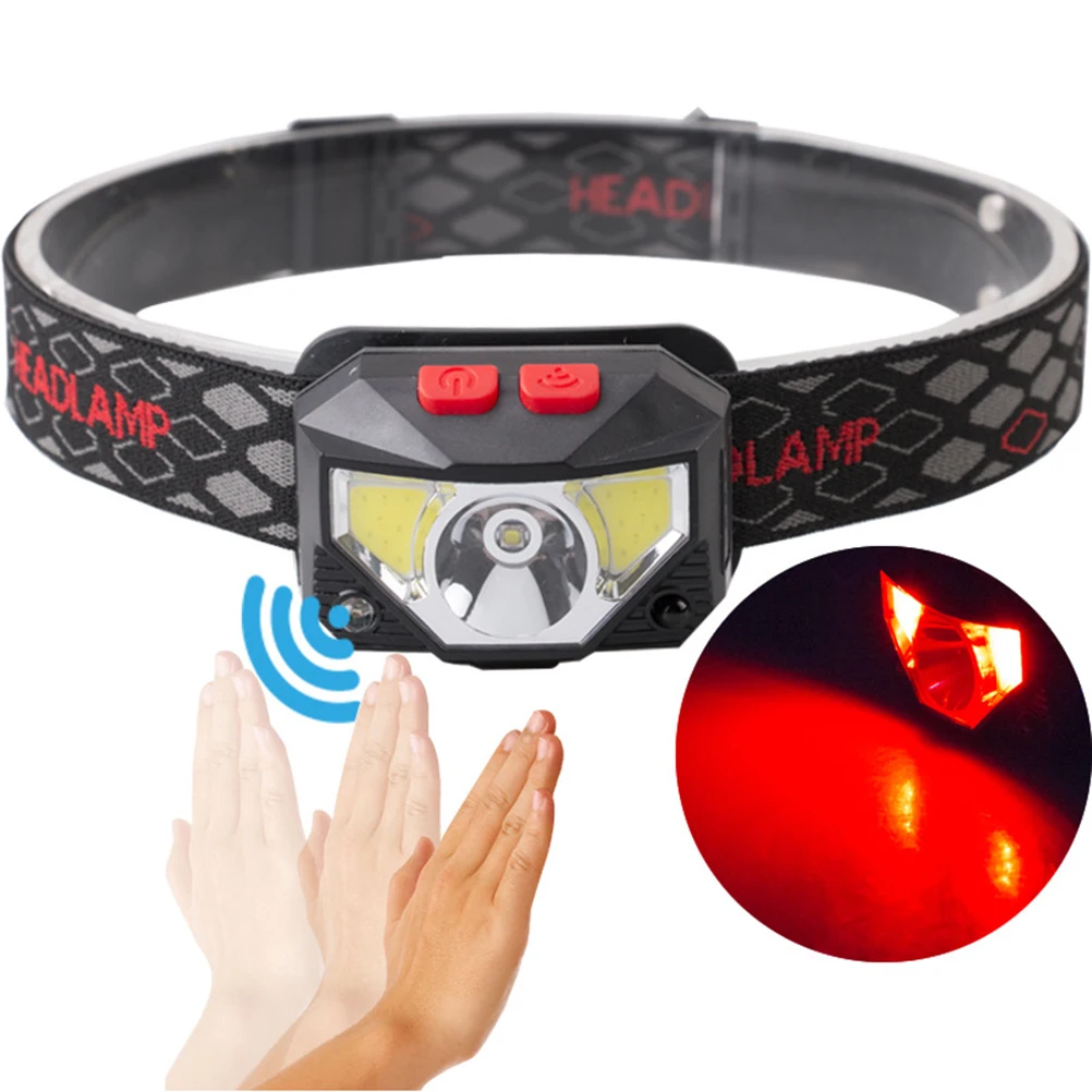 

Usb Rechargeable Led Headlamp Lightweight Durable For Running Hiking Camping Jogging Fishing Night Activity Portable Light