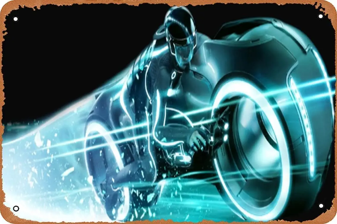 Metal Sign - Tron Tin Poster 12 X 8 Inches