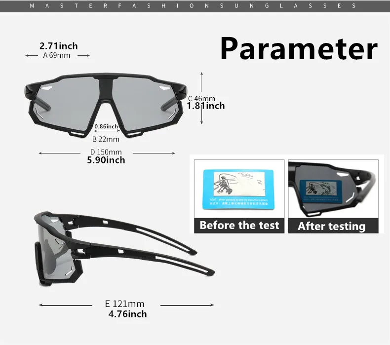 نظارات جديدة رجل امرأة الاستقطاب نظارات واقية UV400 جودة عالية للجنسين ظلال الدراجات الرياضية الملونة نظارات حديثة الطراز 99 #2
