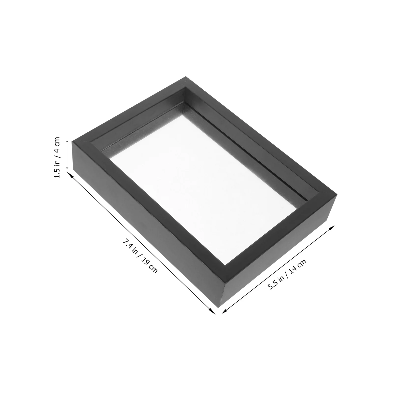 

Clear Double Sided Glass Frame Multi-Functional Display for Photos and Dried Flowers Elegant Room Decor Flower Display Frame