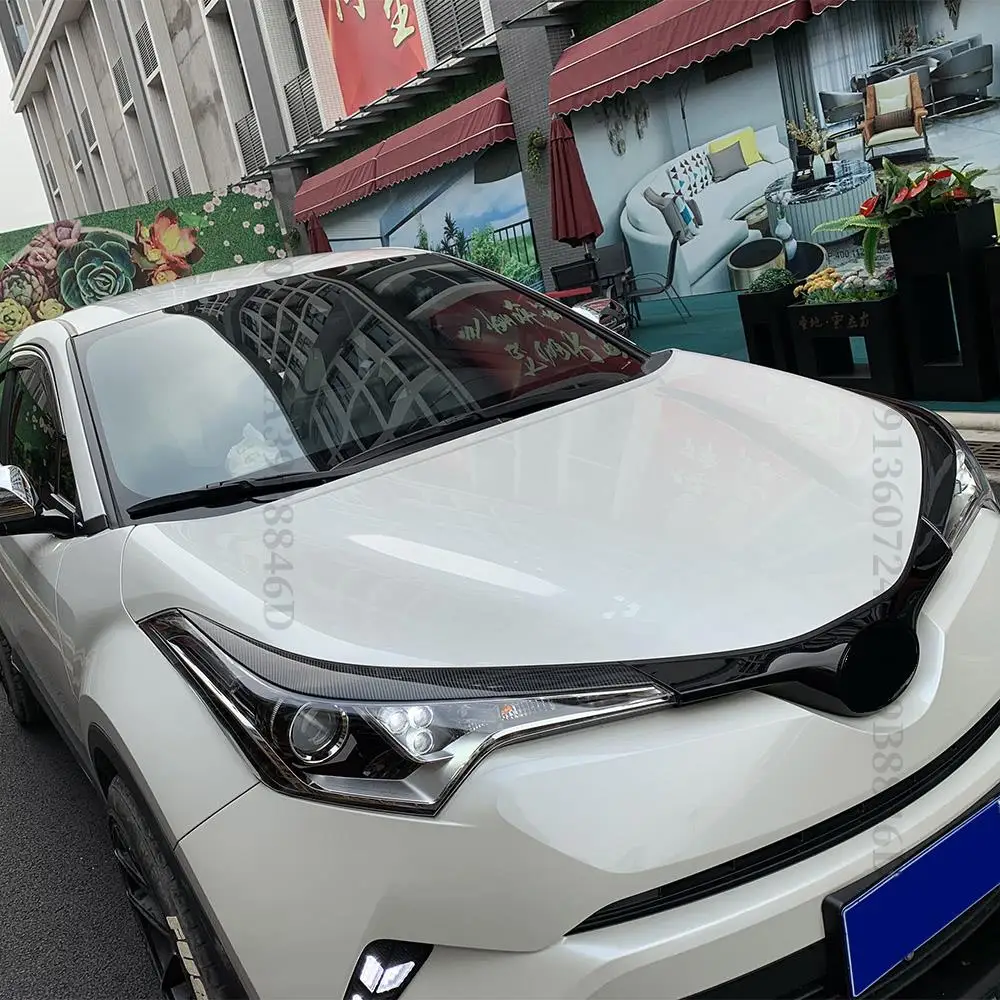 Sport Tuning Wide Body Kit Accessories Facelift For TOYOTA CHR C-HR 2015-2022 Front Headlight Eyebrow Brow Extension Part Tuning