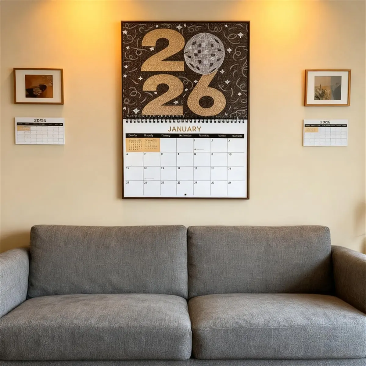 A67T NEW 2026 Wall Calendar Painting Kit - DIY Art Calendar 2026, for Home Decoration Gifts(1PC)