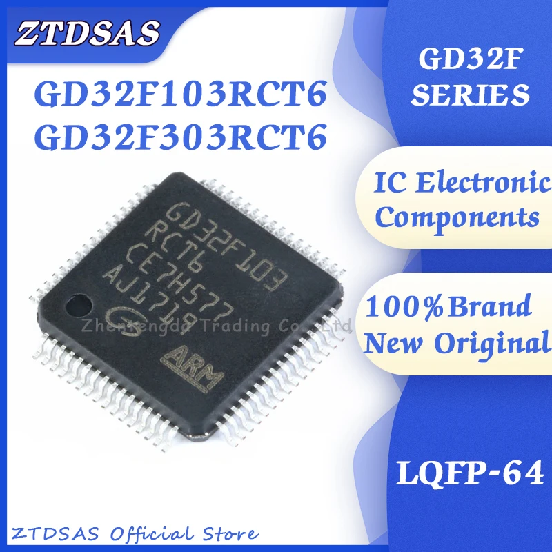 GD32F103RCT6 GD32F303RCT6 GD32F303 GD32F103 GD32F GD IC Chip LQFP-64