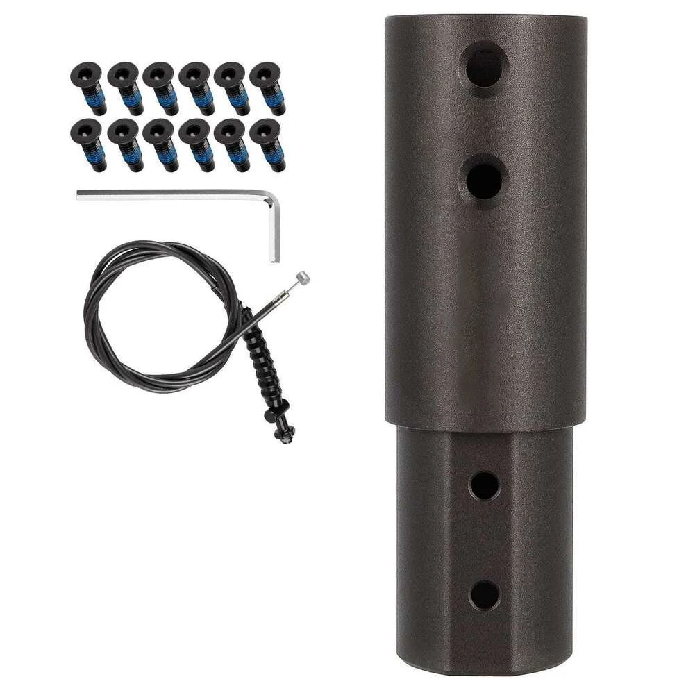 

Gray Aluminum Height Extender And Extended Brake Cable For Max G30 Electric Scooter Upgrade Kit With Installation Tools