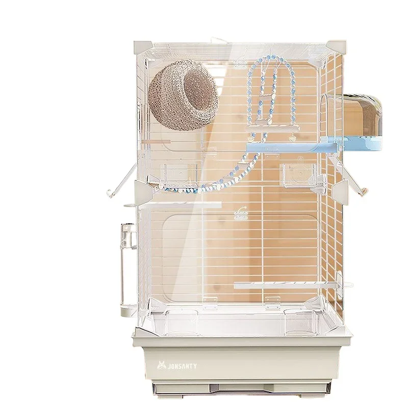 

Sky parrot large with toilet outdoor mysterious phoenix transparent bird metal ornamental cage looks good