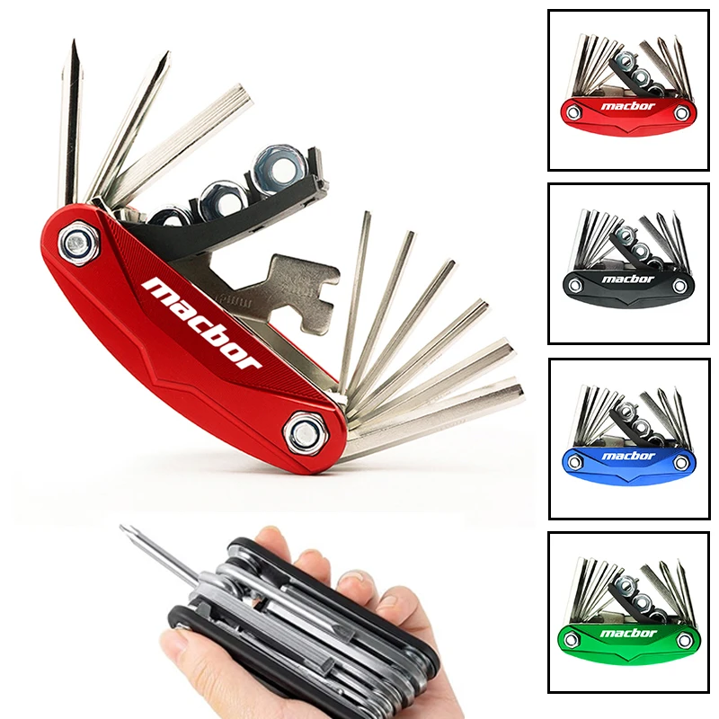 For Macbor Montana XR1 XR5 500 Rockster flat 125 Eight Mile 500 Scrambler multifunction Combination Tool Repair Screwdriver