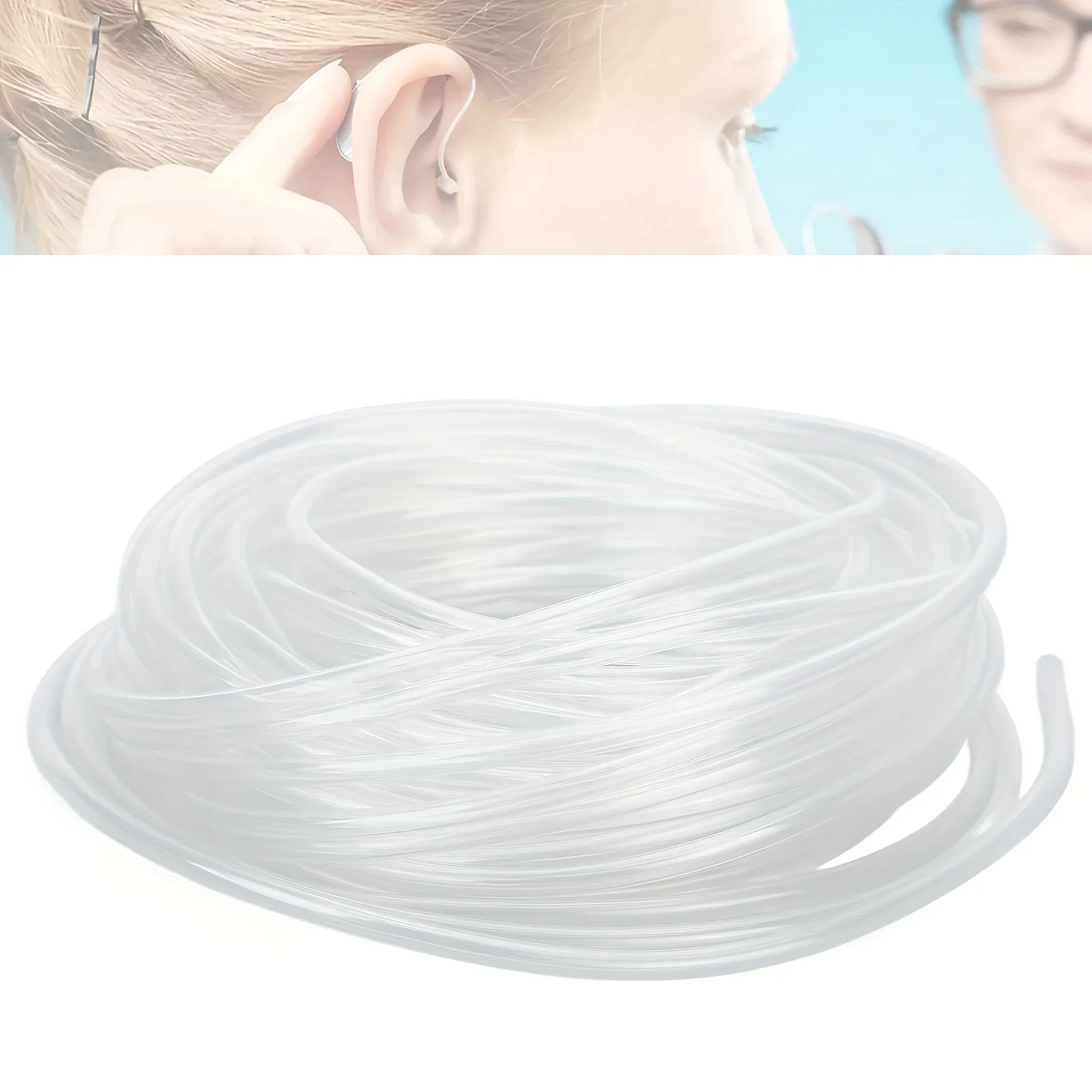 

5m Length PVC Hearing Aids Tubes Earmold Earmould Hearing Aid Tubing Transparent Sound Tube Hearing Aids Amplifiers Accessory