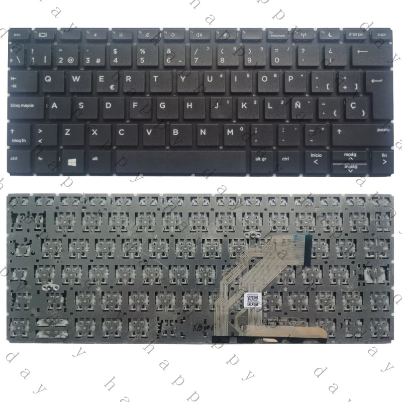 

A+ Laptop Latin Spanish Keyboard NEW FOR HP Probook 430 G6 435 G6 Teclado