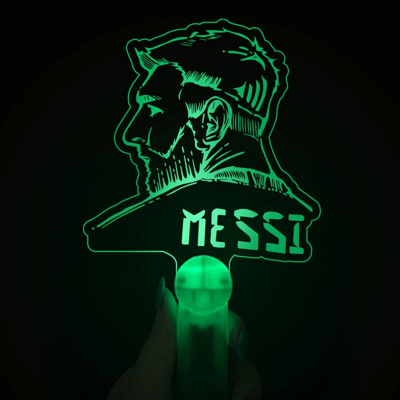 20 peças-personalizado copa do mundo estrela de futebol sem fio fluorescente led vara de luz para eventos presente suporte adereços