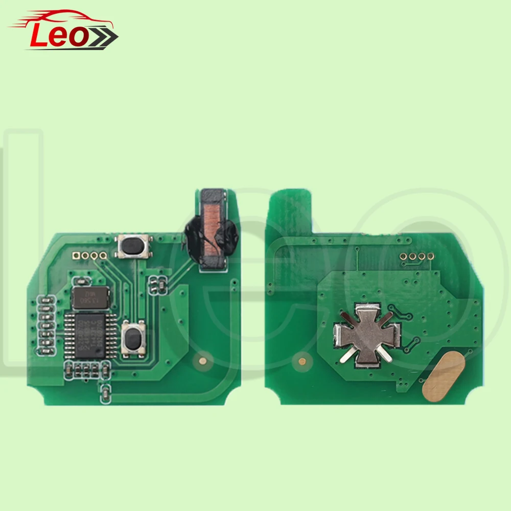 Leo para nissan qashqai j10 note e11 navara d40 frontier juke micra chave remota do carro 2button 433mhz id: 46chip fcc:5wk4 876/ 818