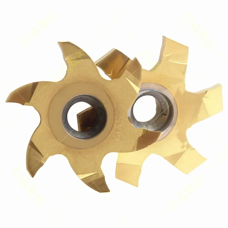 T Slot Trapezoidal Whirlwind Milling Cutter Blade Hexagon CNC Depth Grooveing Six-sides Inserts Cutting Tool Holder