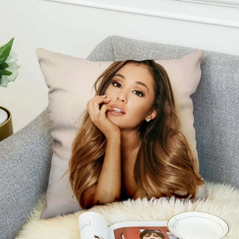 Ariana Grand Pillow Case Polyester Decorative Pillowcases Throw Pillow Cover style-3