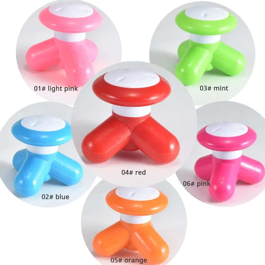 Triangle Massager Cervical Spine Leg Mini Massager Body Massager Electric Wire Control Massager