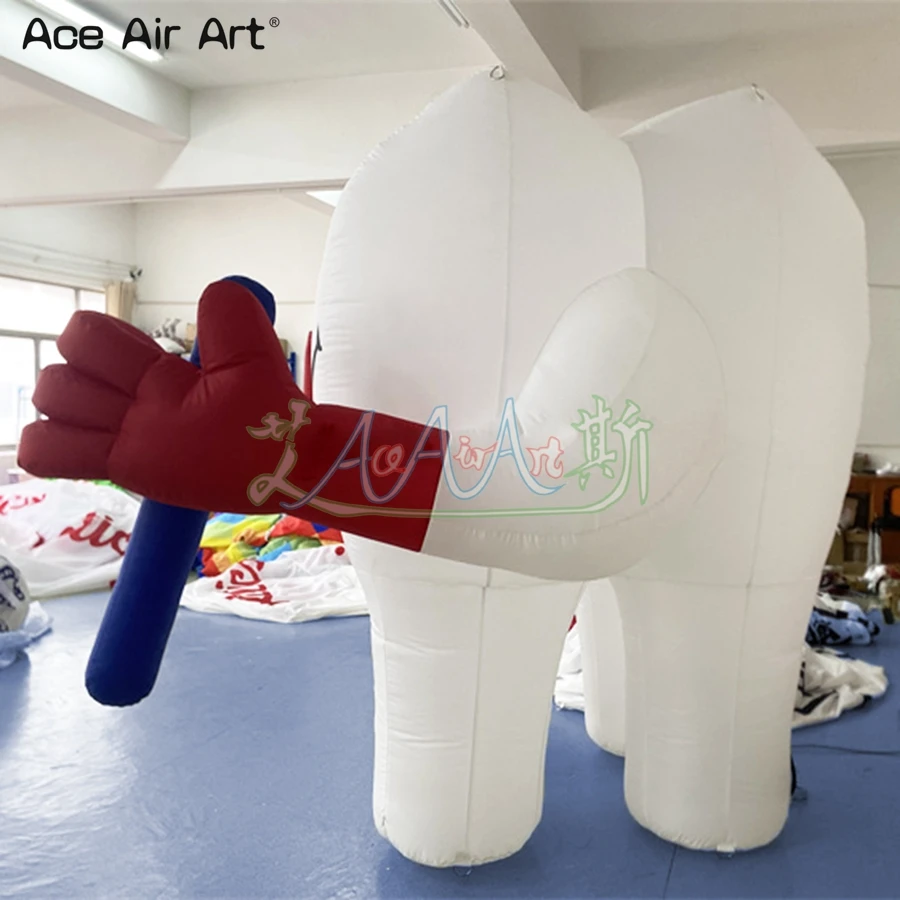 Réplica inflável do modelo dental da propaganda alta de 2.5/3/3.6m para a decoração da loja feita por Ace Air Art