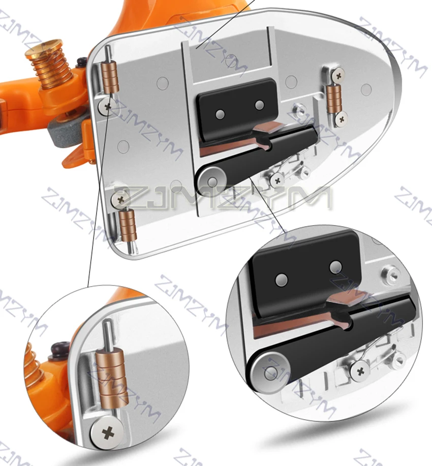 Forbici elettriche industriali lama rotonda portatile 110V-220V macchina per panno da taglio Servo silenzioso coltello rotondo elettrico ad azionamento diretto