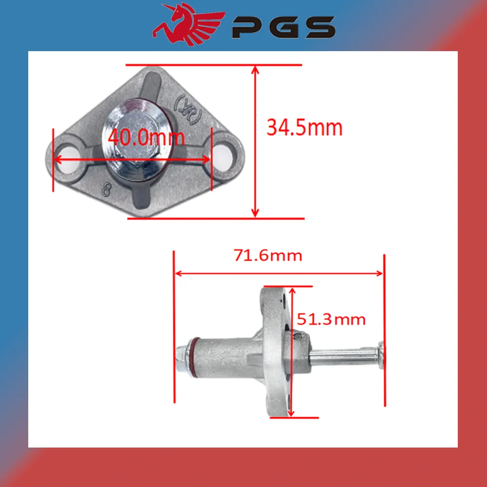 PGS Chain Tensioner For Buyang 300 Stel ATV 300B 2.4.01.0080 LU019250 Linhai 300 Feishen CAFFENERO 250 EFI BENELLI LU059860