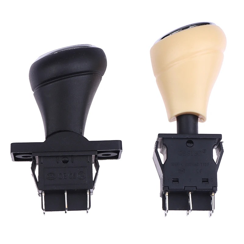 2color 6Pin ON-OFF-ON Kid's Electric Vehicle Baby Carriage Car Toggle Switch Push Handle Forward And Backward Stop Handle Pedal
