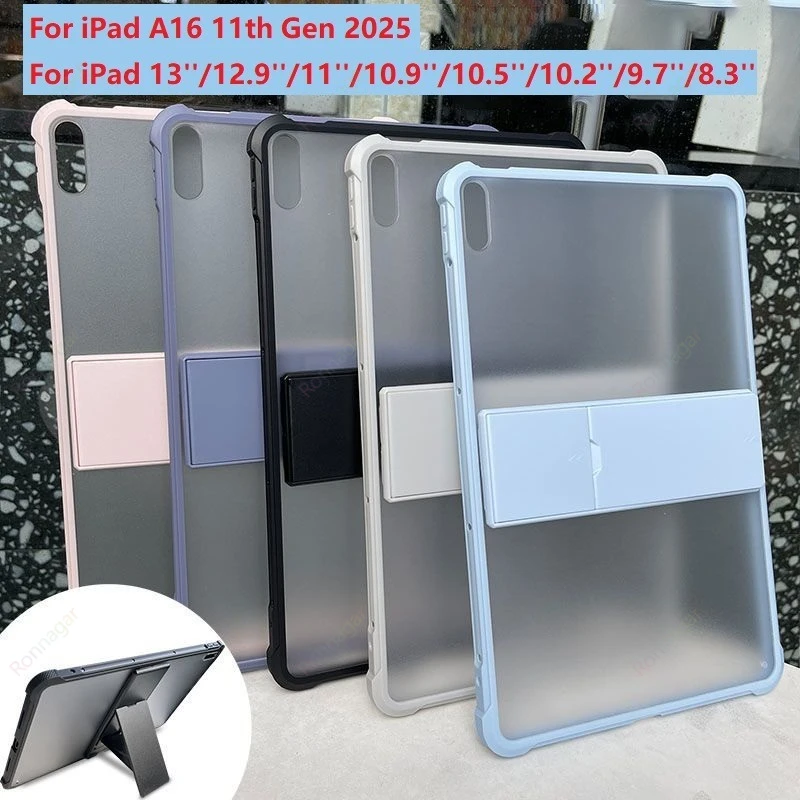 

Чехол-подставка для iPad A16 11-го поколения 2025 2024, Air 11 13 дюймов, для iPad Pro 11 M4 M2, жесткий чехол из ПК+ТПУ для iPad 8-го, 9-го поколения 10.2