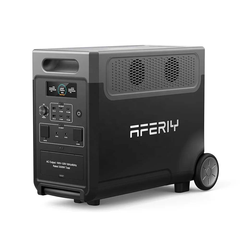 new design  3840Wh power station  for home emergency use  lifepo4 battery 3600w portable solar generator