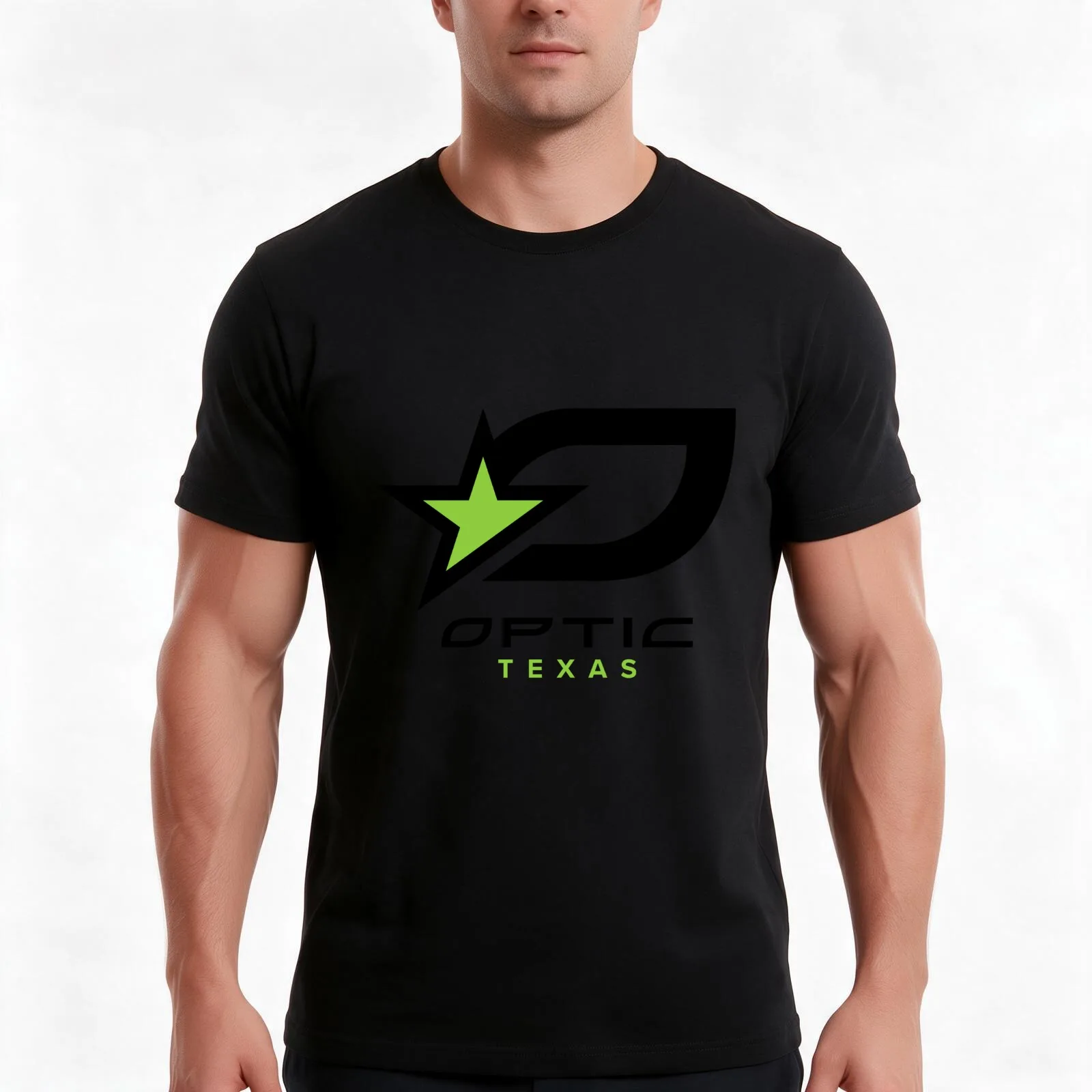 Black Optic Texas Eye T-Shirt, Summer Casual Cotton Tee, Oversized Streetwear Tops, Vintage Graphic Print, Unisex Men Women