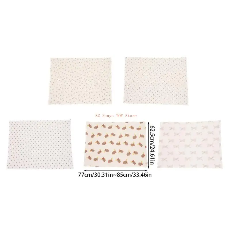 بطانية أطفال من القطن 96GC قابلة للتنفس وخفيفة الوزن هدية للأطفال حديثي الولادة #6