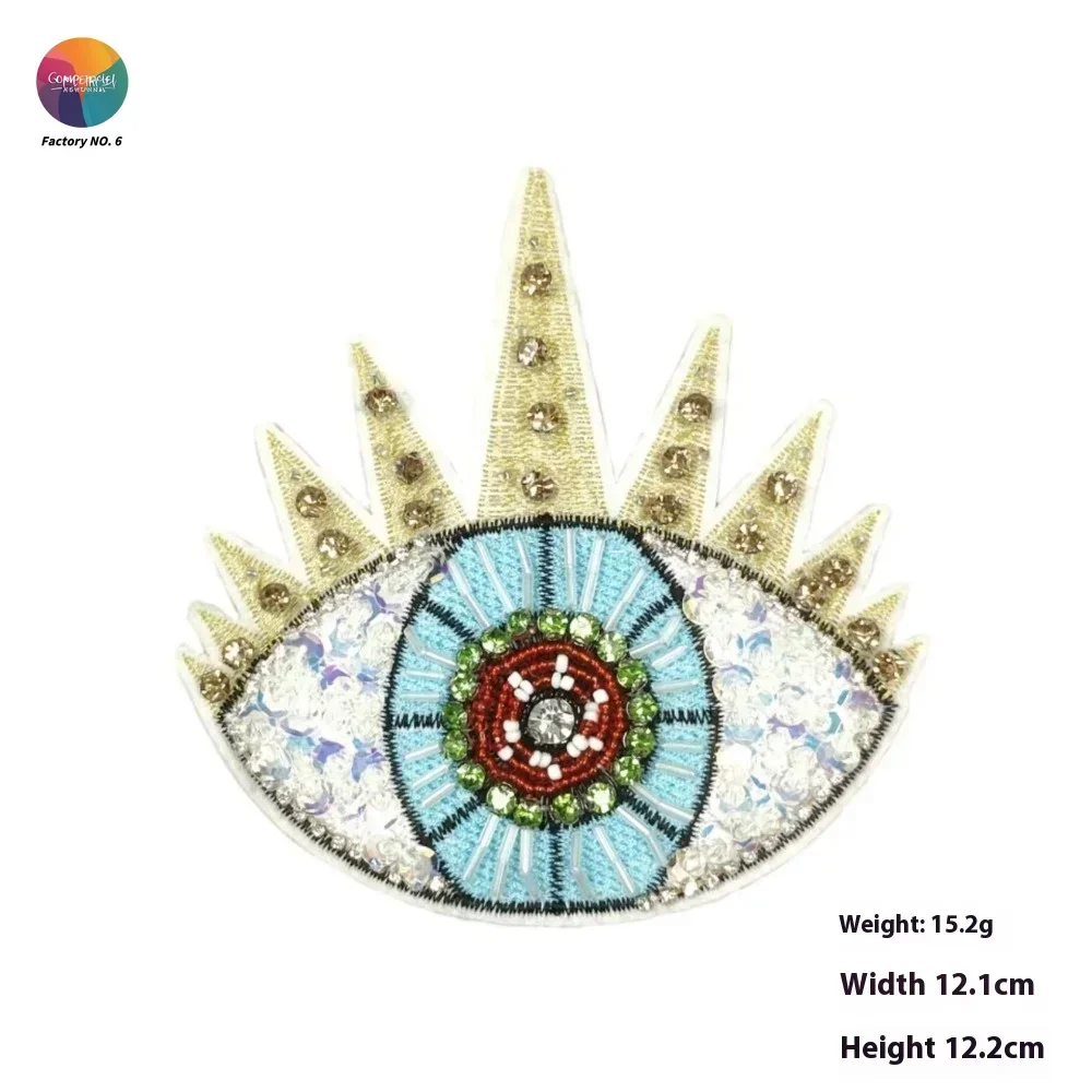 Spot Cross-border Special for Handmade Beads, Crystal Love Cloth Stickers, Clothing, Shoes and Hats, Holes, Eye Patches, DIY.