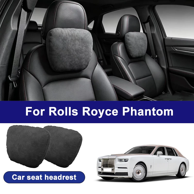 

For Rolls Royce Phantom car headrests, soft universal adjustable car seat pillows, car neck pillow cushions, car accessories