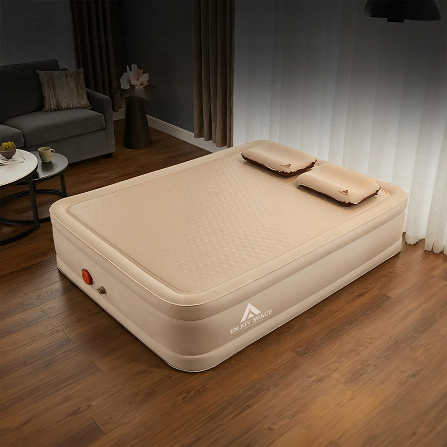 

Двухслойная прочная походная кровать толщиной 40 см для семейного использования для различных активного отдыха