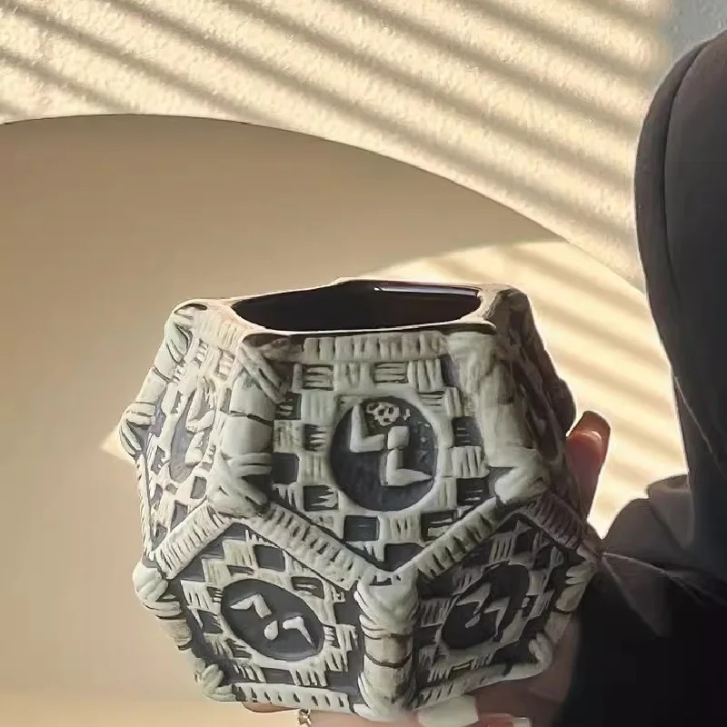 450 مللي هاواي السيراميك تيكي القدح الإبداعية كوب كوكتيل جزيرة عيد الفصح أكواب تيكي هدية الهالوين للأصدقاء كوكتيل أداة