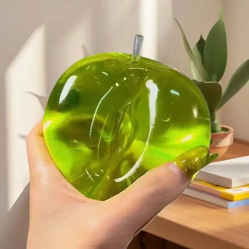 Knipspeeltje voor stressverlichting en woedbeheer, groene appelfidgetspeeltje, ideaal cadeau voor vrienden