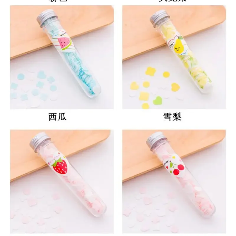 Portable Mini Soap Tablets Flower Paper Soap Body Hand Washing Bath Test Tube Foaming Slice Travel Accessory