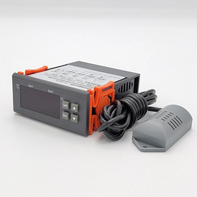 ZY-9080B Temp Humidity Control Switch, Digital Thermohygrometer Controller for Greenhouse Incubation Livestock Breeding
