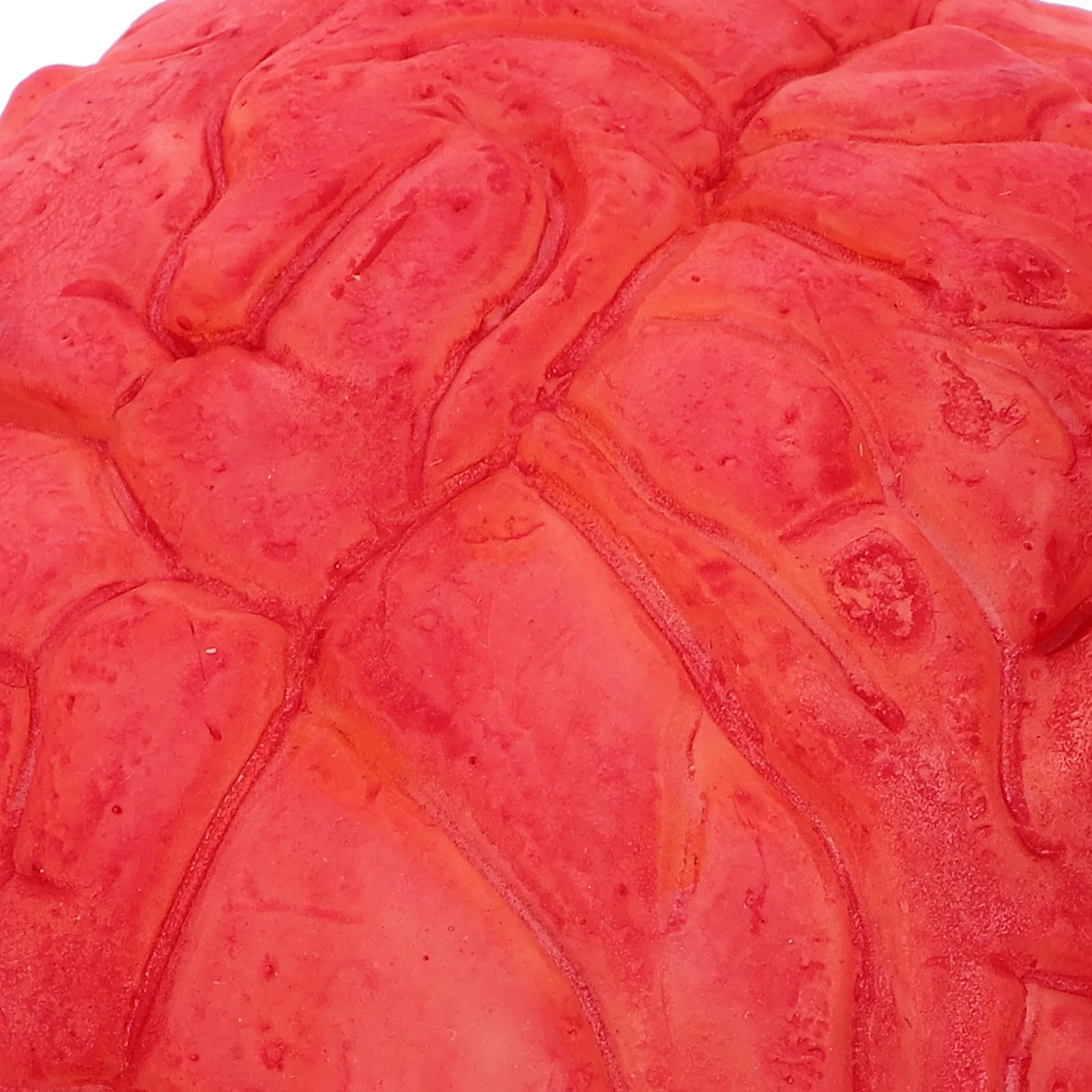 1pc Realistic Fake Brain Prop Dark Red Squeezeable Horror Decor For Halloween Party Stage Cosplay Prank Props Gag Joke Trick