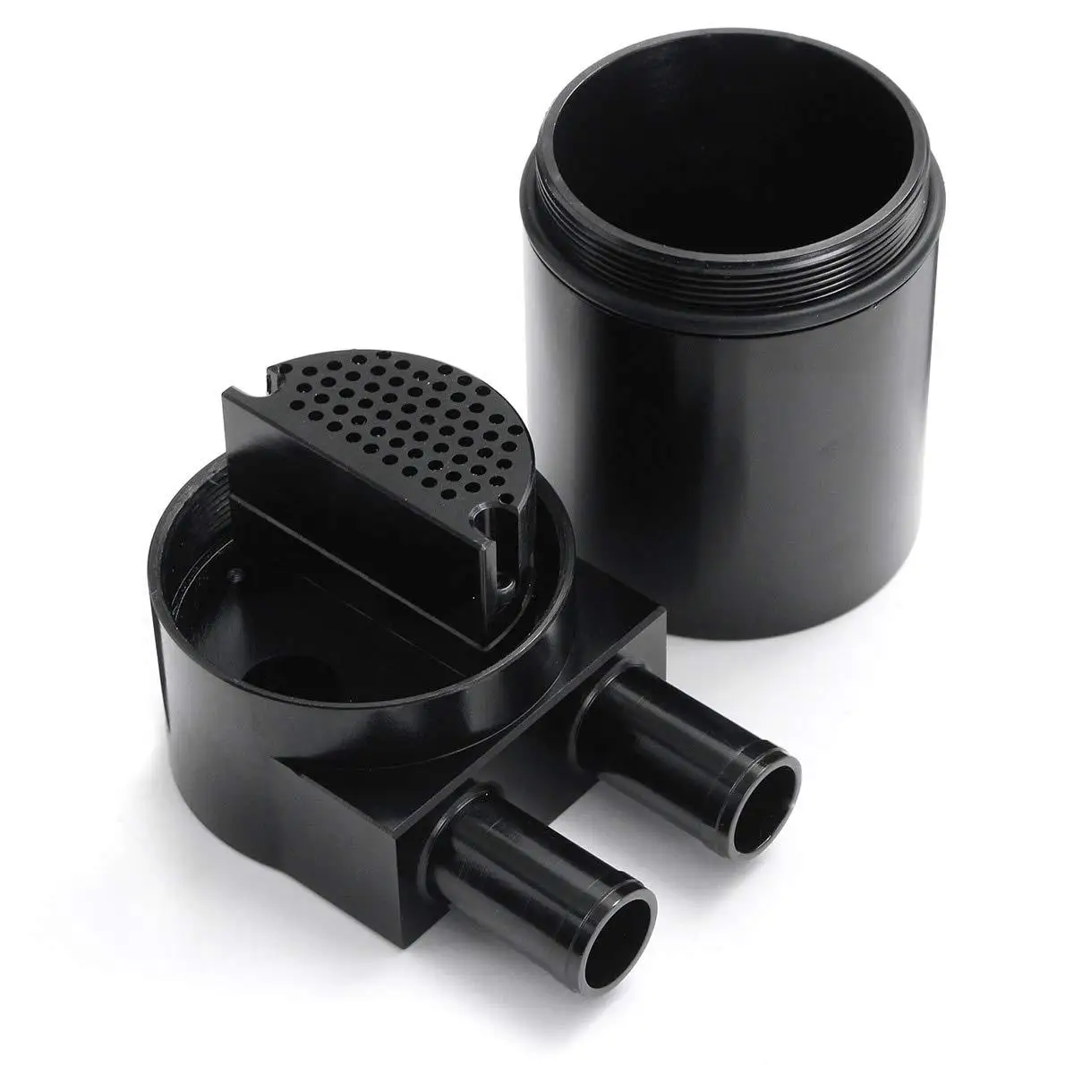 

Suitable for BMW car modification accessories, breathable machine oil pot, dual hole exhaust gas and waste oil recovery pot