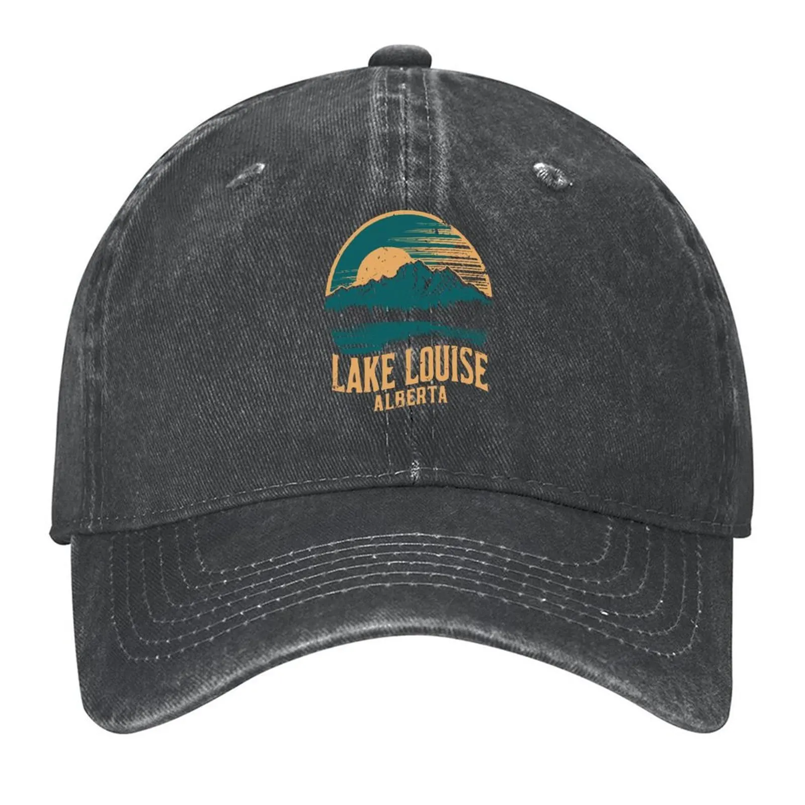 

Lake Louise Alberta. Baseball Cap New In Hat Bobble Hat Brand Man cap fishing hat Men's Women's