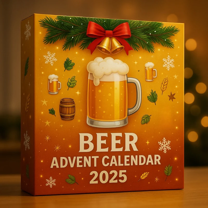 

3D Beer Advent Calendar Whisky Wine bottle Blind box pendantAdvent Calendar Pendant Decoration Christmas Toys Gifts