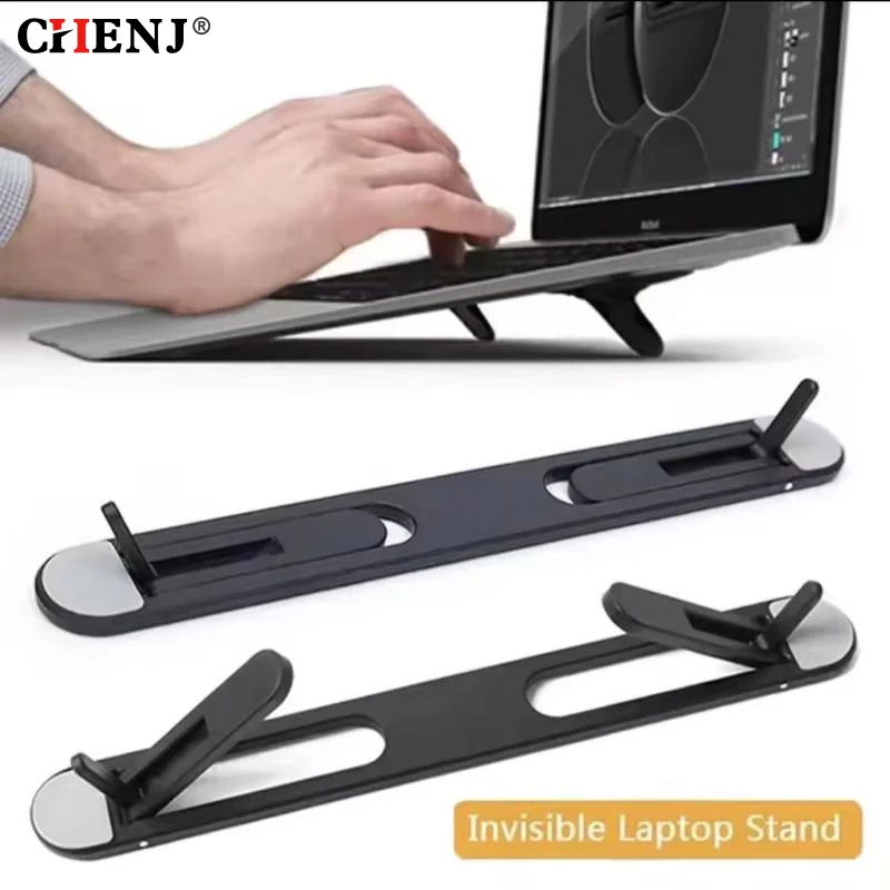 1/2Pcs Universal Laptop Riser Stand For Notebook Cooling Riser Pad Invisible Laptop Bracket Accessories