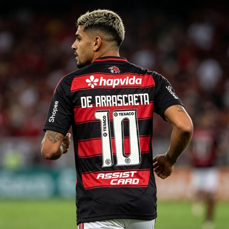 Camisetas de Fútbol Flamengo de Moda Verano 2026, Camisetas Deportivas Cómodas de Manga Corta, Iguales para Adultos, Familiares y Niños