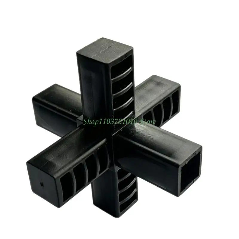 U55D Multipurpose 20x20mm Square Tube Adapter Connector Accessories Aluminum Alloy Elbow Pipe Fitting Easy to Install